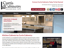 Tablet Screenshot of curtiscabinetry.com